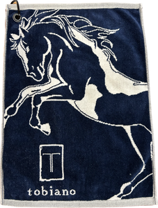 Tobiano Horse Woven Towel