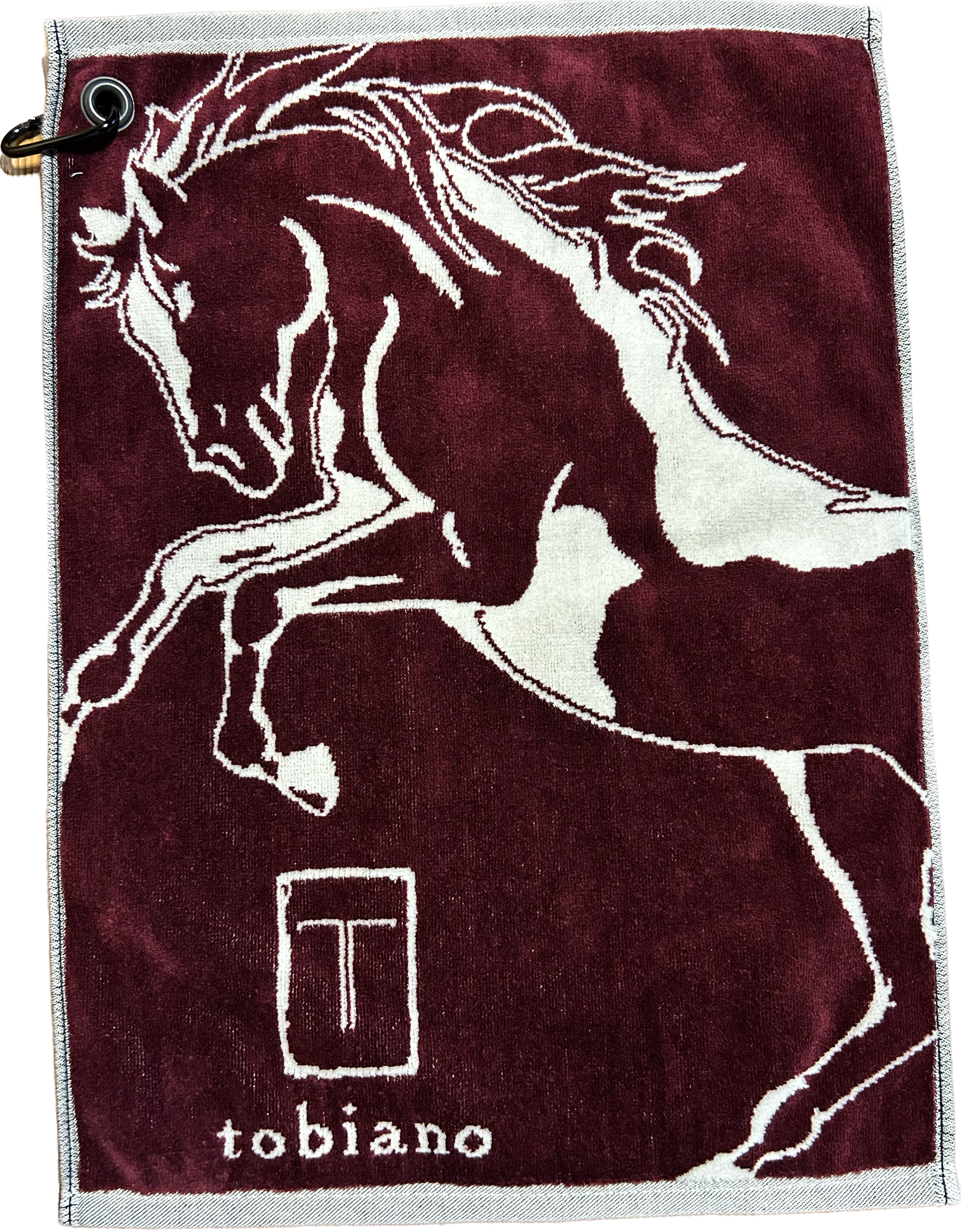 Tobiano Horse Woven Towel